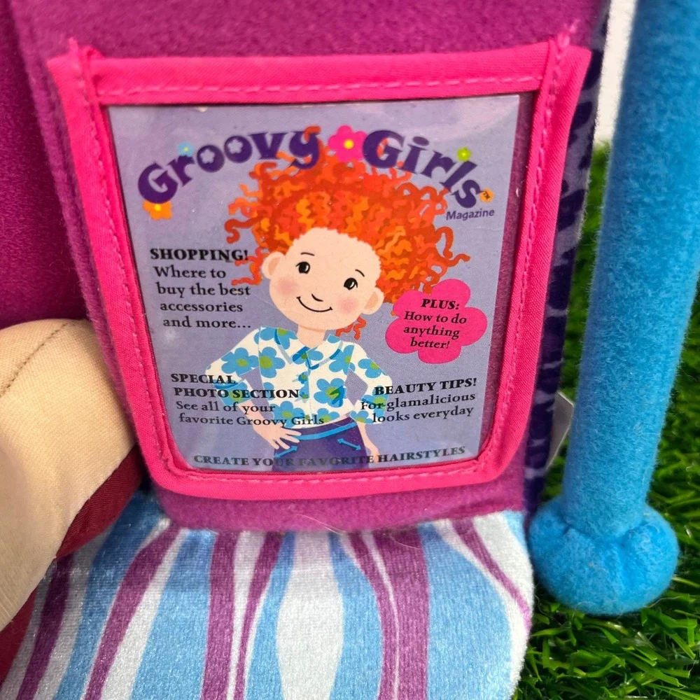 Manhattan‎ Toy Groovy Girls Plush Doll Salon Vanity Playset Pink Purple Y2K Toy